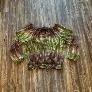 Boho off the shoulder top